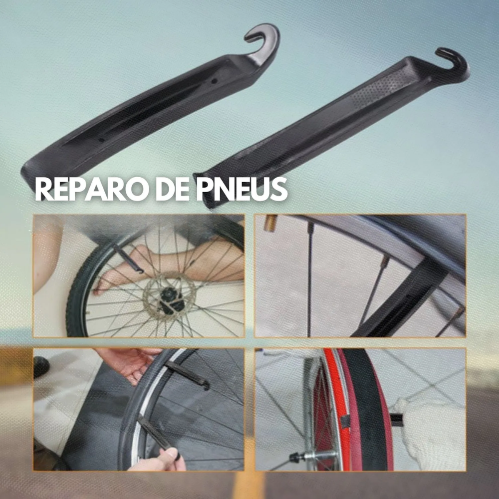 BikeFix Pro™ – Kit Completo de Ferramentas para Bicicleta | Bomba, Chaves, Remendos e Mais 🚴♂️🔧