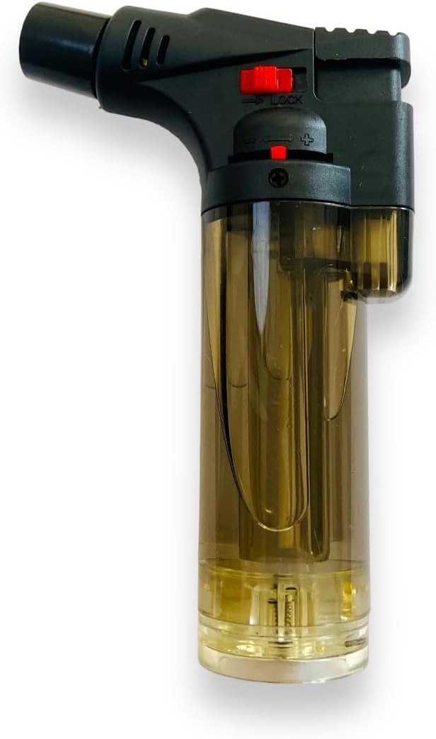 Mini Maçarico Culinário Portátil Cozinha Camping Multiuso Manual Controle de Chama Gourmet