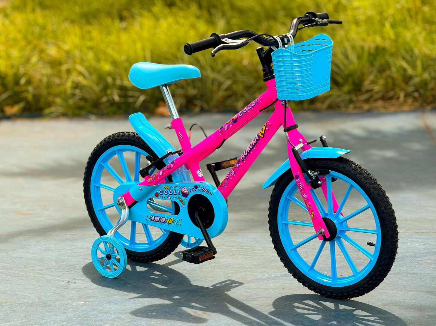 Bicicleta Colli Aurora Fest A.16 S/M Fem Rosa Neon