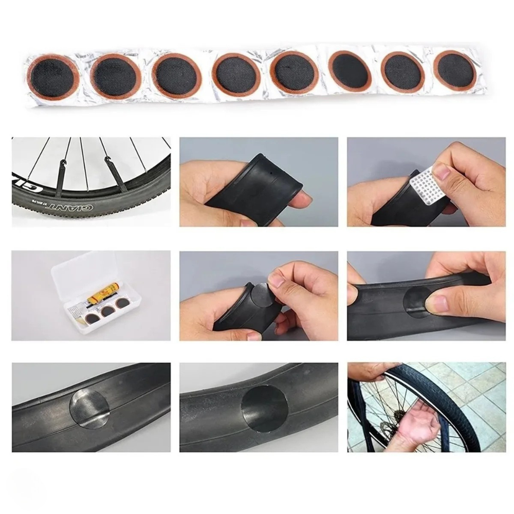 BikeFix Pro™ – Kit Completo de Ferramentas para Bicicleta | Bomba, Chaves, Remendos e Mais 🚴♂️🔧