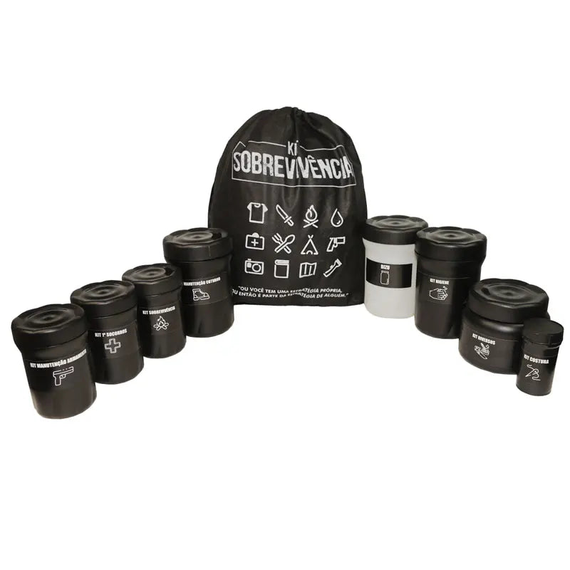 Kit Campo Completo Atack One Com Potes De Sobrevivência