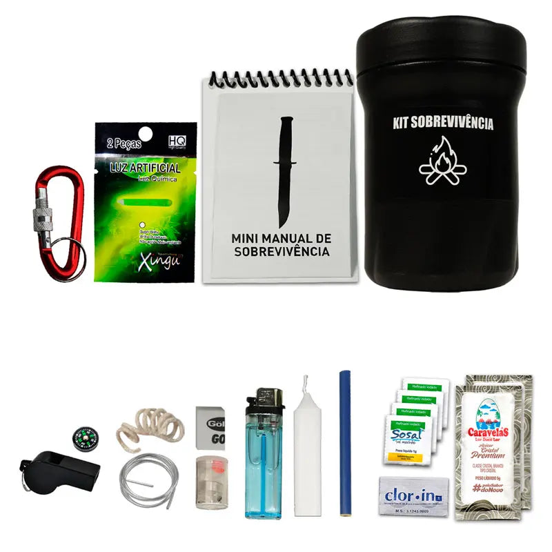 Kit Campo Completo Atack One Com Potes De Sobrevivência