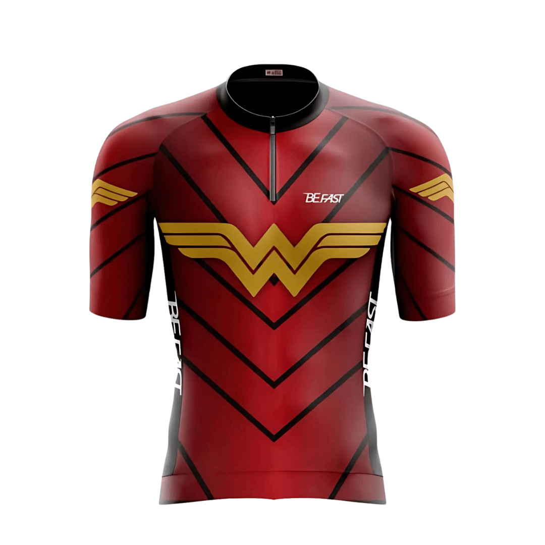 Camisa  Ciclismo Feminina Mulher Maravilha