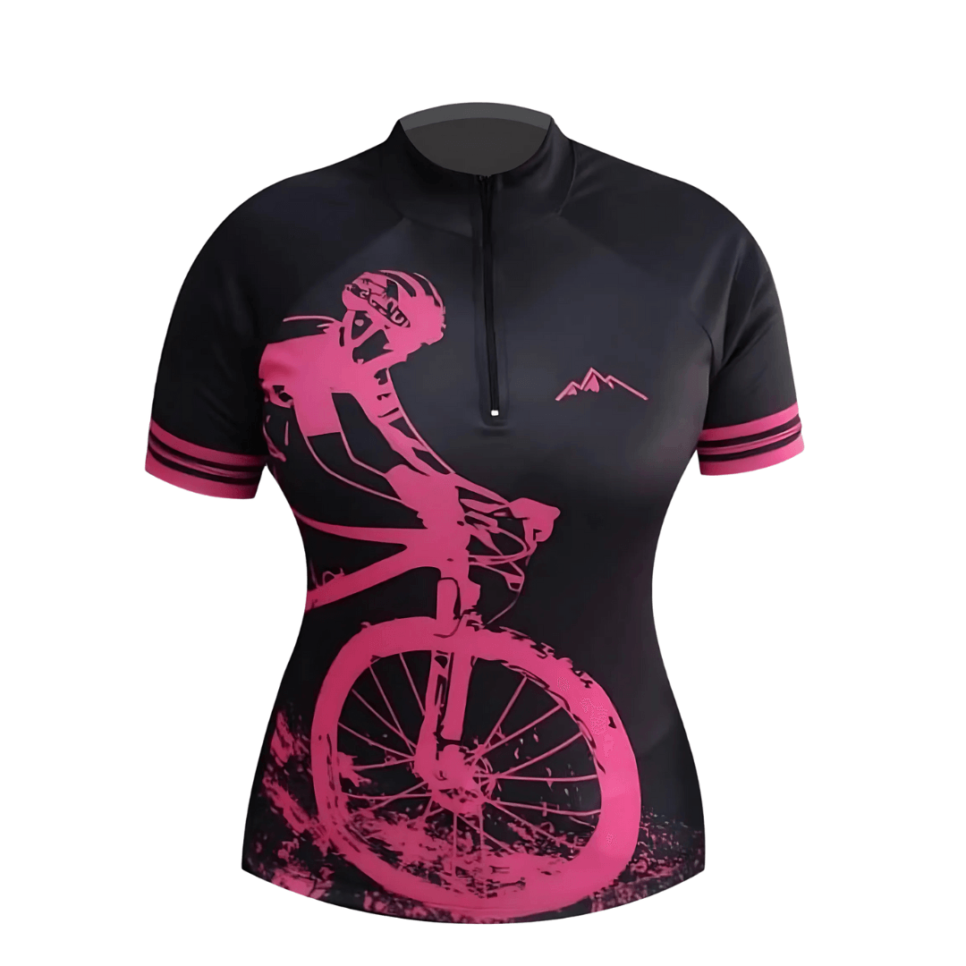 Camisa de ciclismo feminina