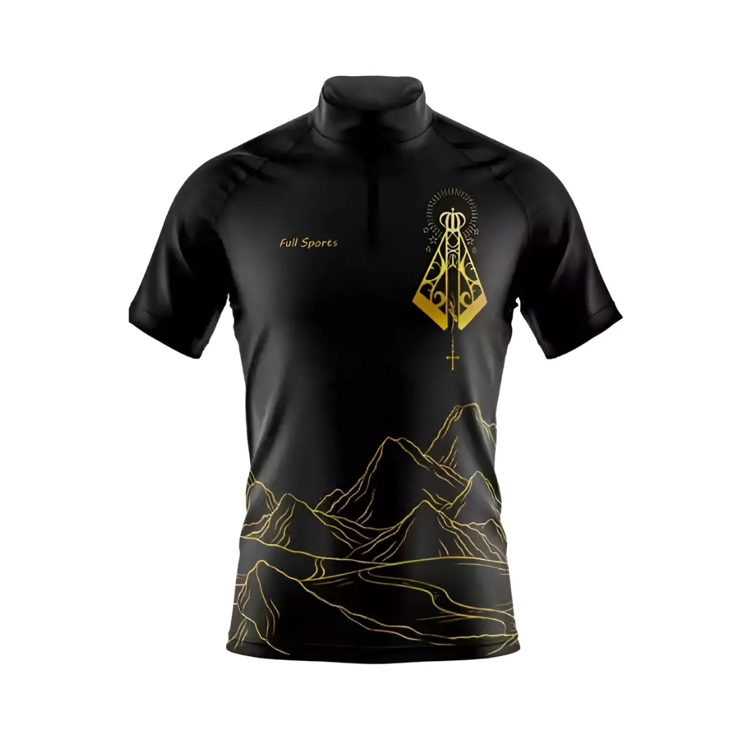 Camiseta ciclismo masculina com proteção UV50+