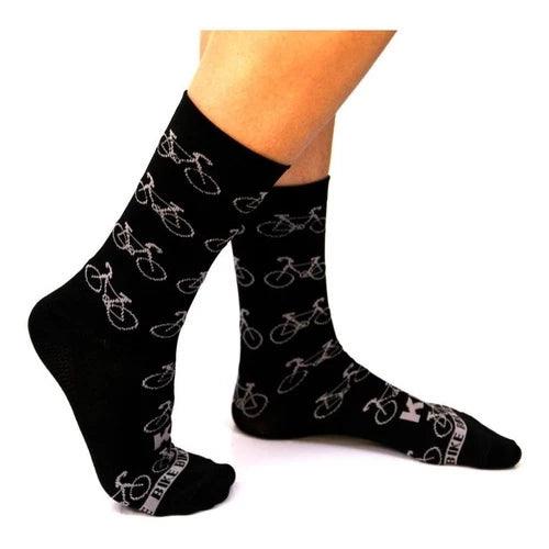 Meia de Ciclismo Feminina Ciclistas Bike Performance