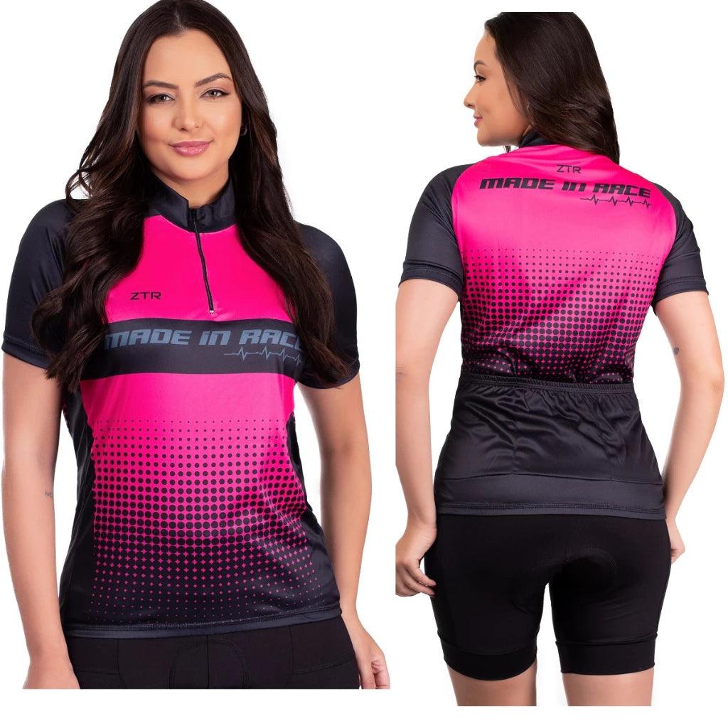 Camisa de ciclismo feminina