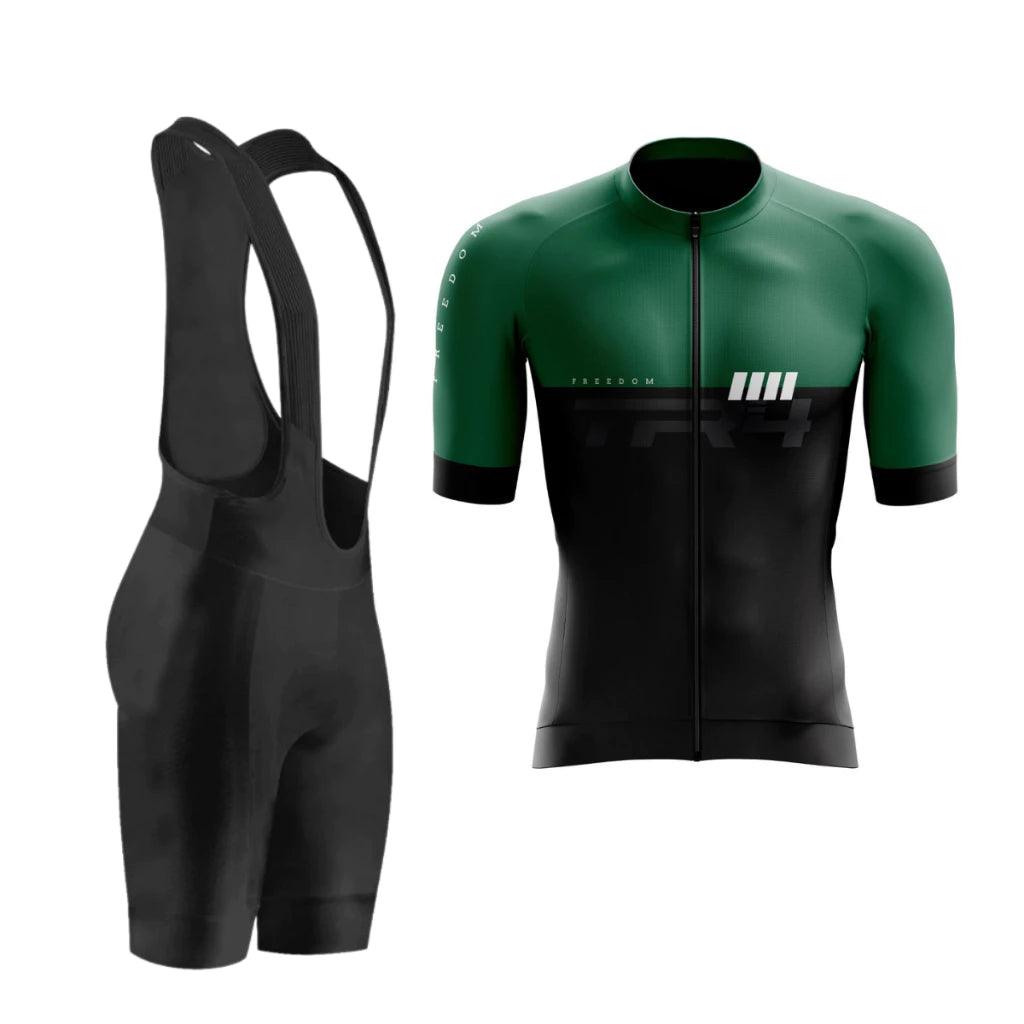 Kit Conjunto Ciclismo Masculino Camisa e Bretelle