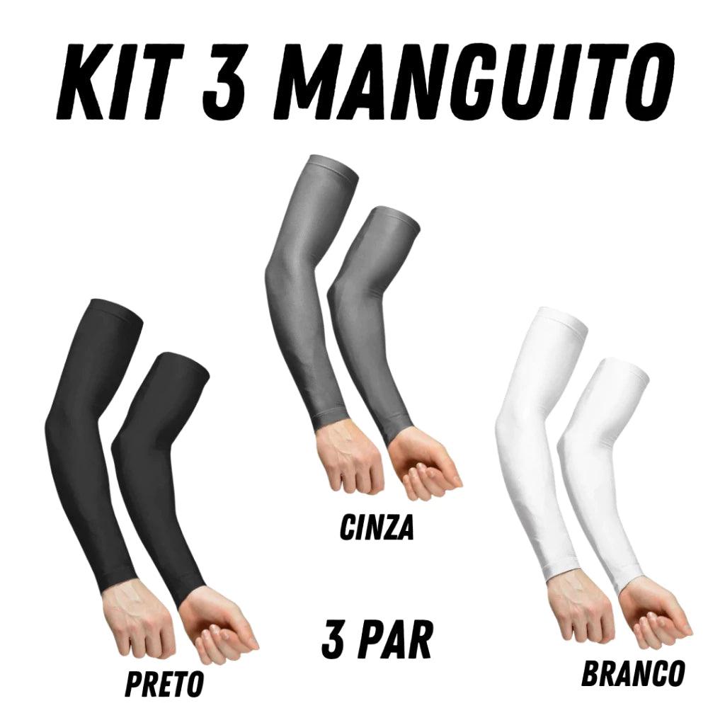 Kit 3 Par Manguito  Mangote Proteção Solar