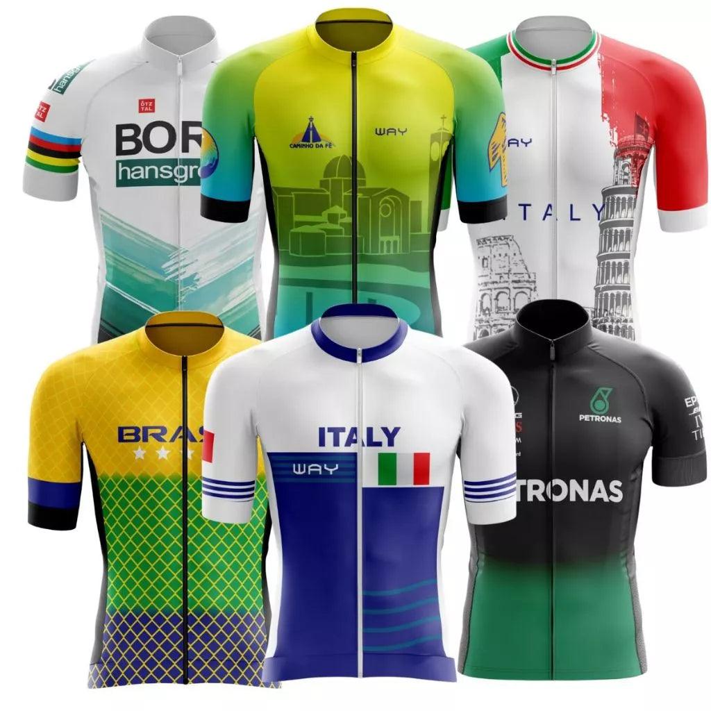 Camisas de Ciclismo de Manga Curta