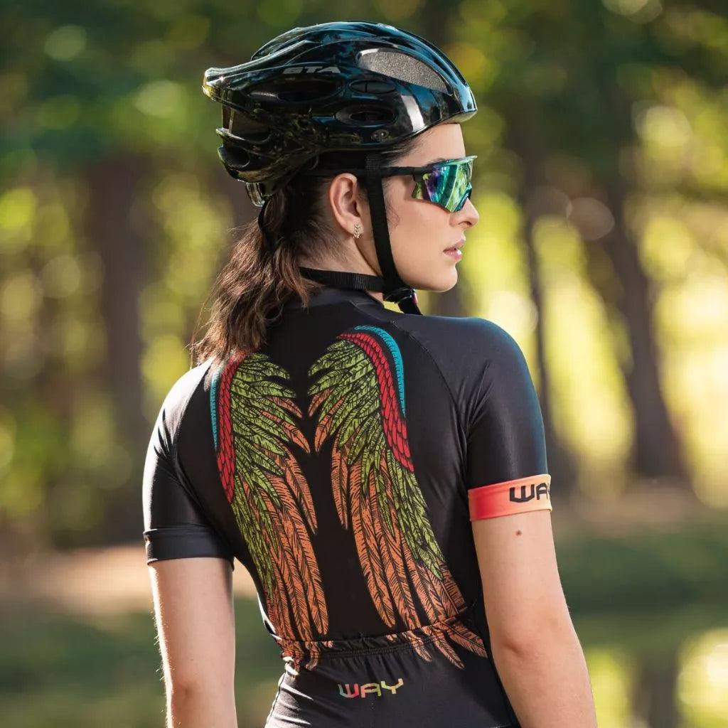 Macaquinho de Ciclismo Feminino  Roupa Bike Pedal MTB