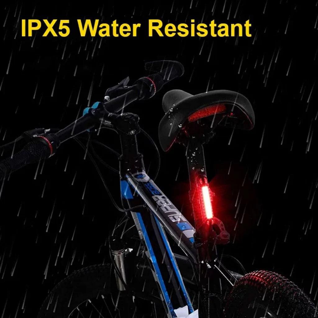 Lanterna Vermelho E Branco Pisca Strobo Bicicleta