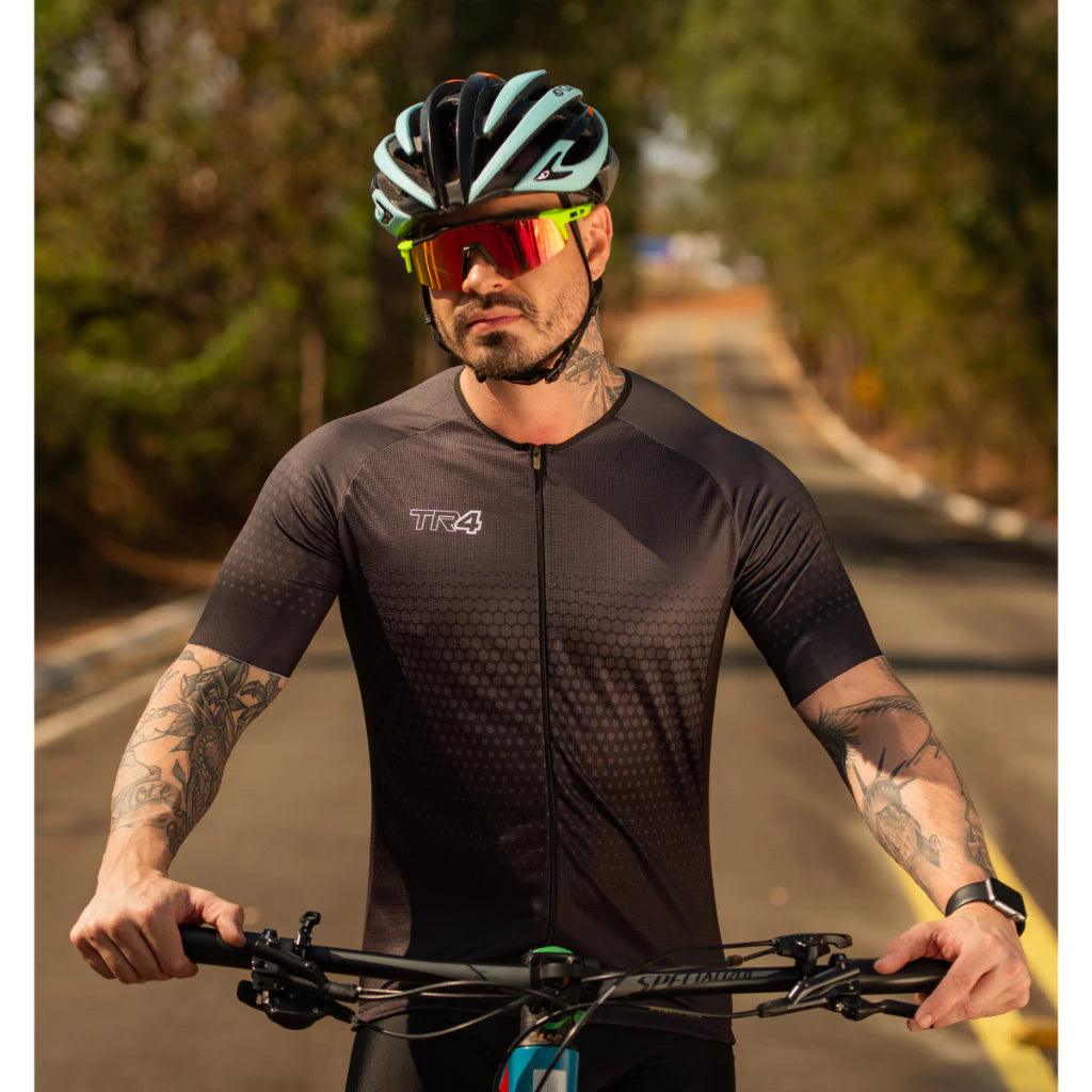 Kit Conjunto Ciclismo Masculino Camisa e Bretelle