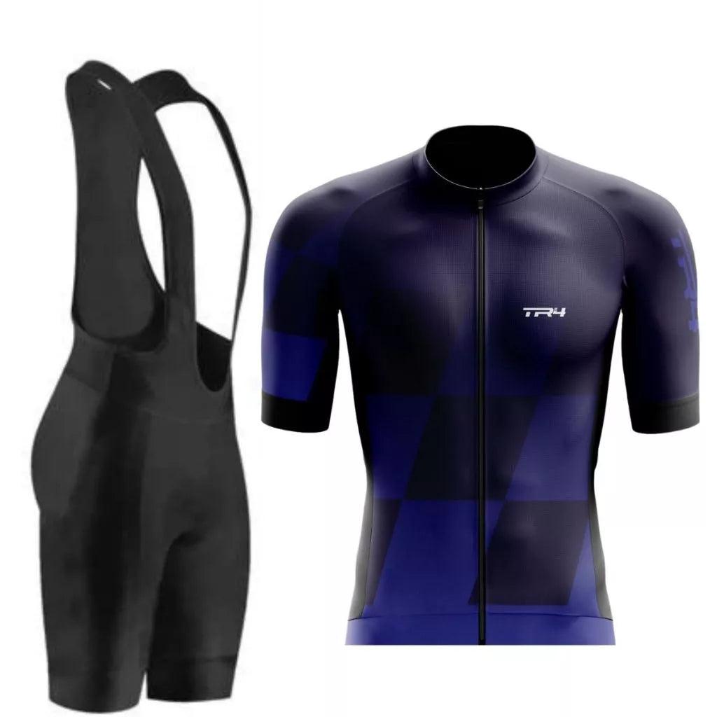 Kit Conjunto Ciclismo Masculino Camisa e Bretelle
