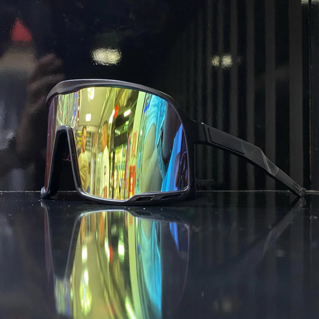 Óculos De Sol Esportivo preto Para Ciclismo