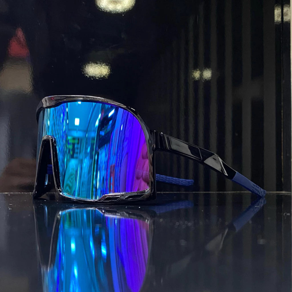 Óculos De Sol Esportivo preto Para Ciclismo