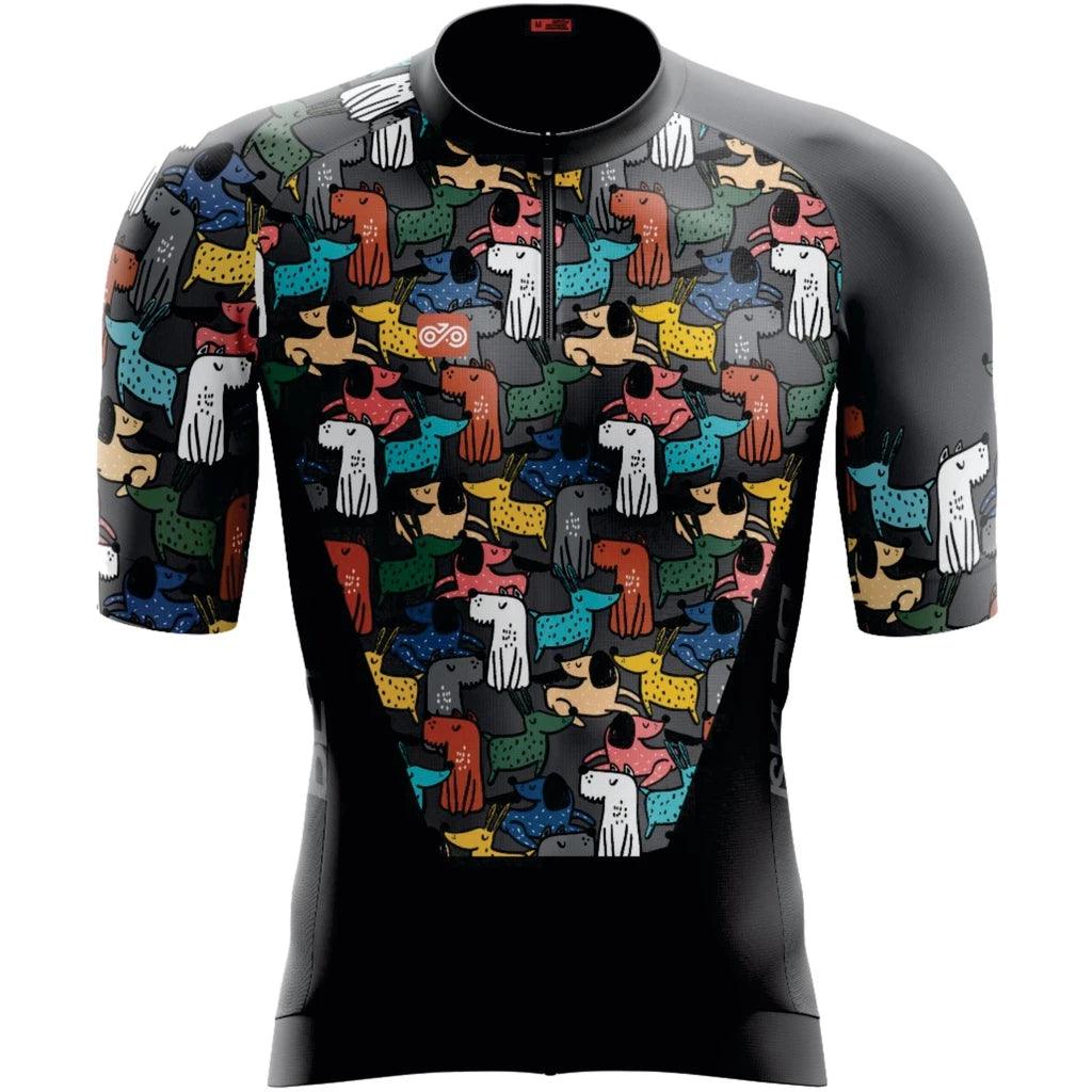 Camisa Ciclista Feminina Dogs