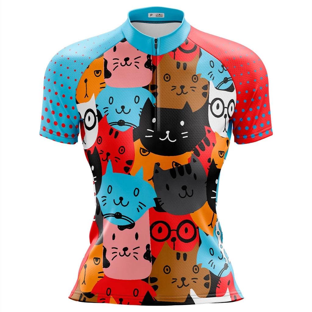 Camisa de Ciclismo Feminina – Para Quem Ama Pedalar e Gatos!