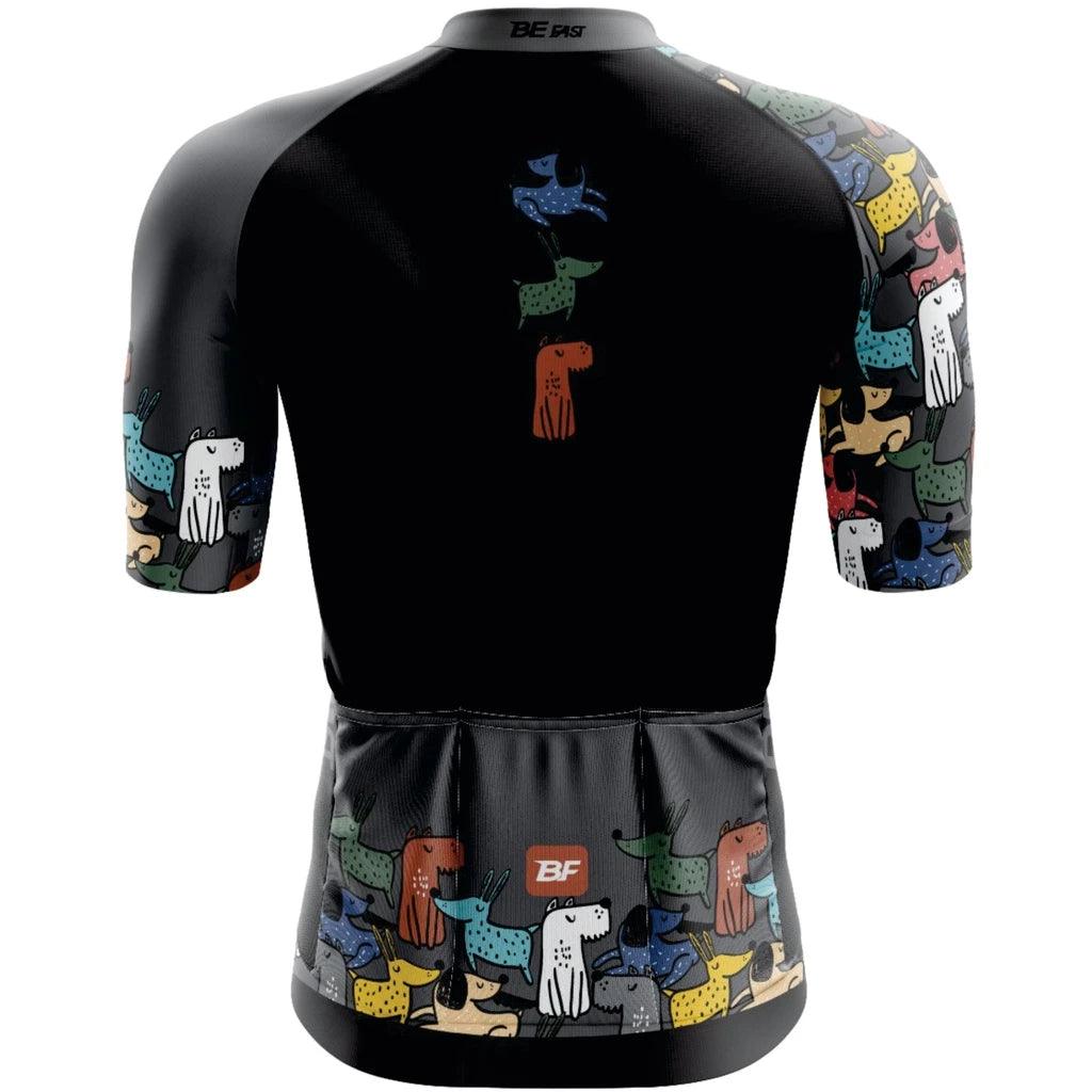 Camisa Ciclista Feminina Dogs