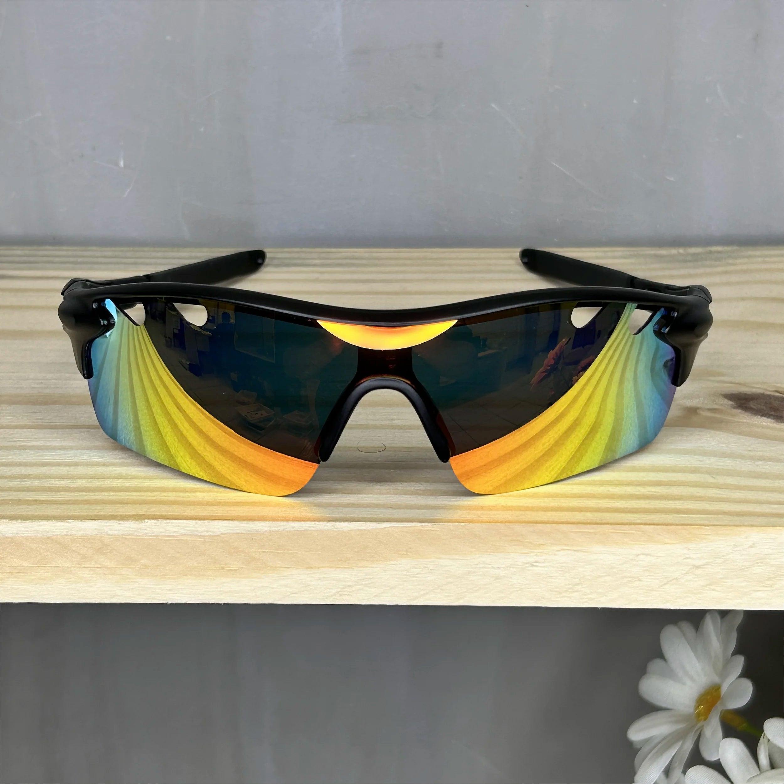 Óculos de Sol Esportivo Fusion Preto