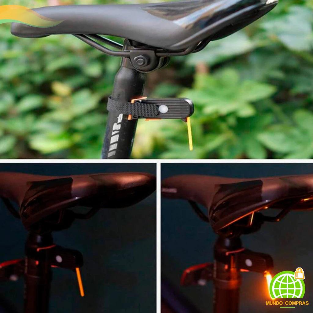 Lanterna Traseira Bike Sequencial Luz Led Cob USB Ciclismo