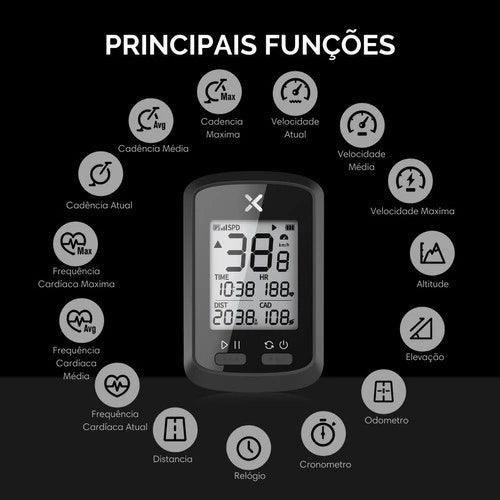 Gps Xoss G+ Ciclocomputador Gps Smart Bluetooth Strava Bike Mtb Speed Bicicleta