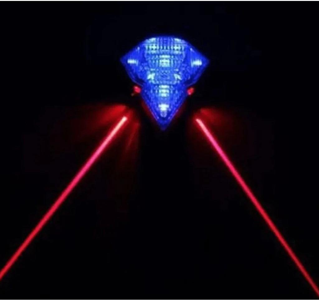 Luz De Sinalização ciclovia Laser para Bicicleta Bike
