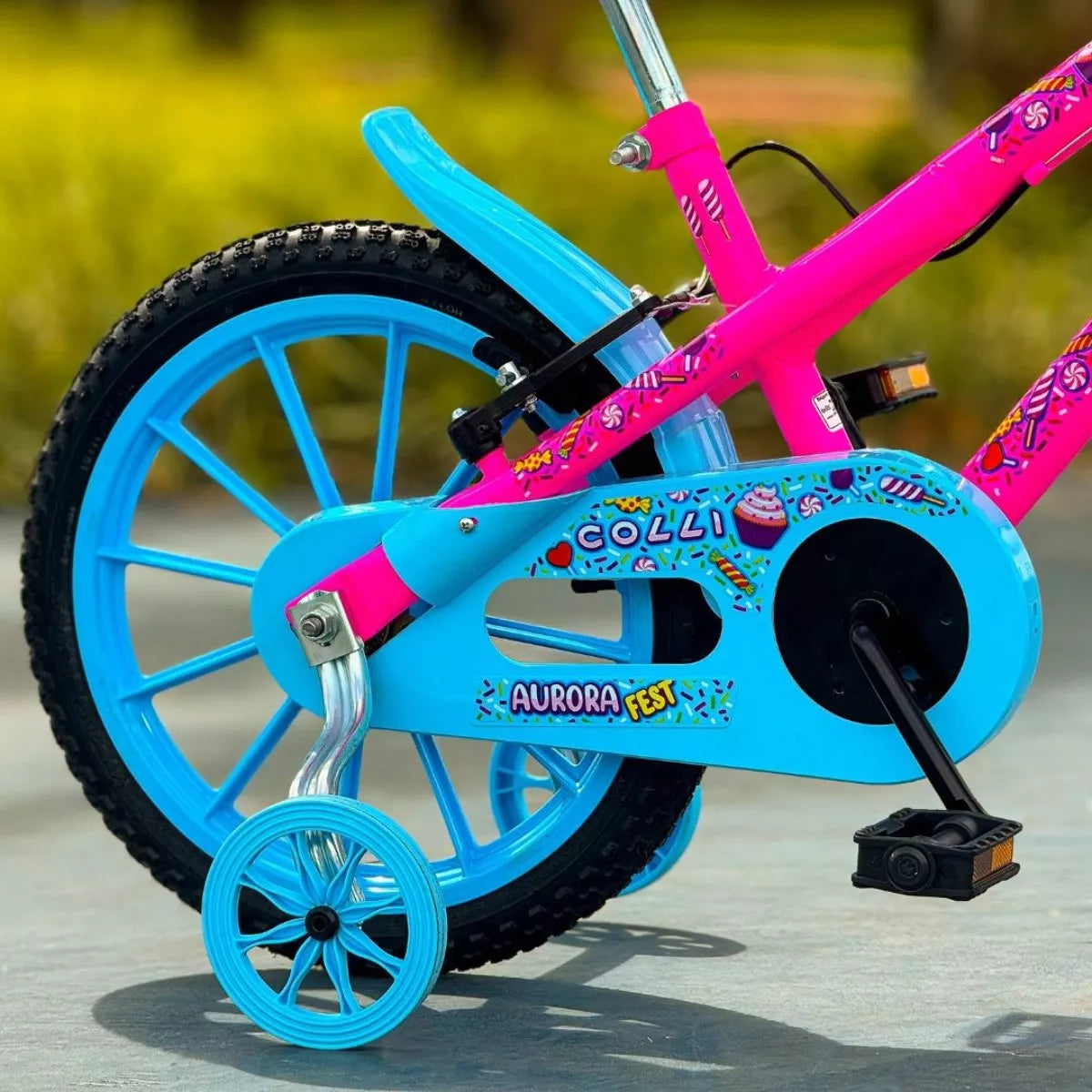 Bicicleta Colli Aurora Fest A.16 S/M Fem Rosa Neon
