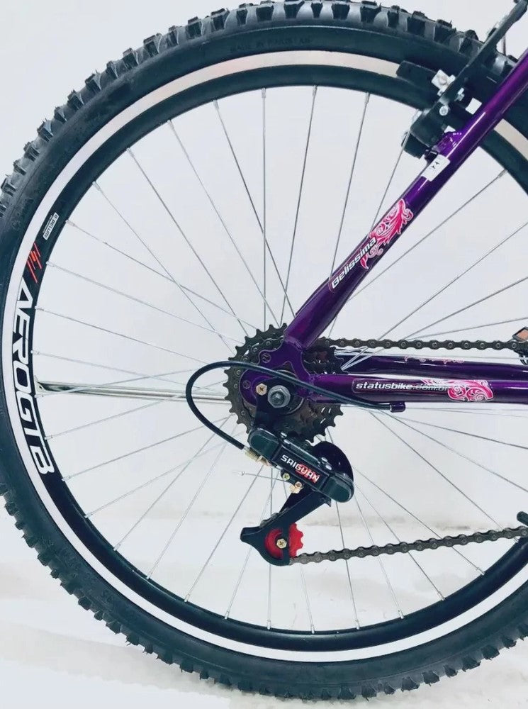Bicicleta Roda Viv Aro 26 18M Status Belíssima Violeta