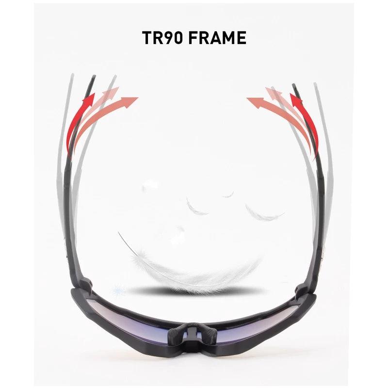 Óculos Foto cromáticos Unissex para Ciclismo - Lente Inteligente para Todos os Climas