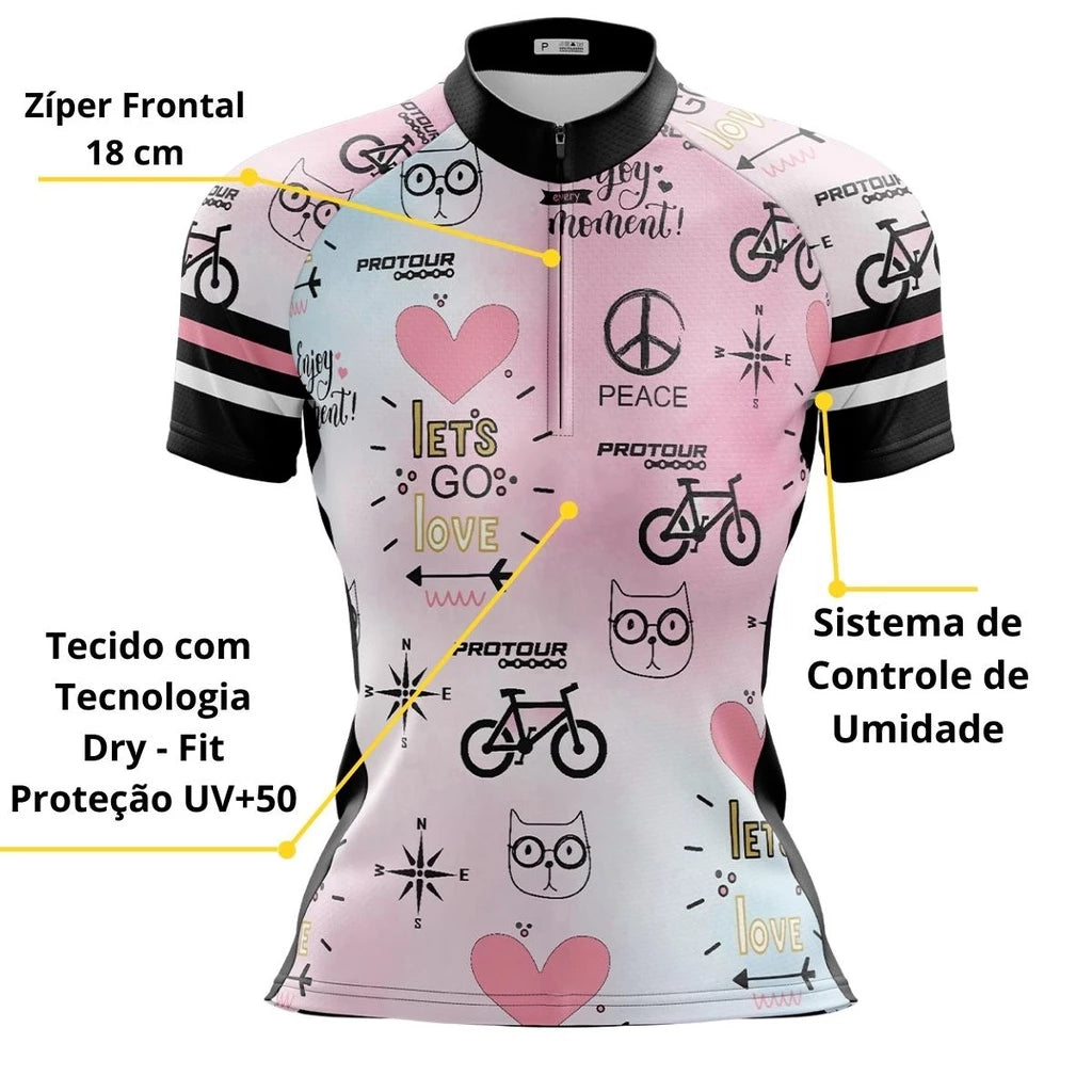 Camisa Ciclismo Feminina Mountain Bike