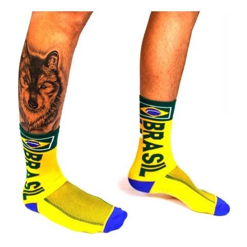 Meia de Ciclismo Feminina Ciclistas Bike Performance