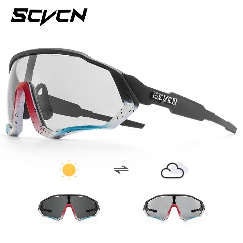 Óculos Foto cromáticos Unissex para Ciclismo - Lente Inteligente para Todos os Climas