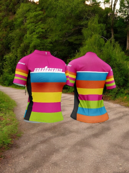 CAMISA CICLISMO FEMININA COM PROTEÇÃO UV 50+ ANTIBACTERICIDA