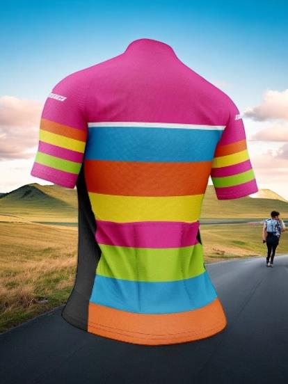 CAMISA CICLISMO FEMININA COM PROTEÇÃO UV 50+ ANTIBACTERICIDA