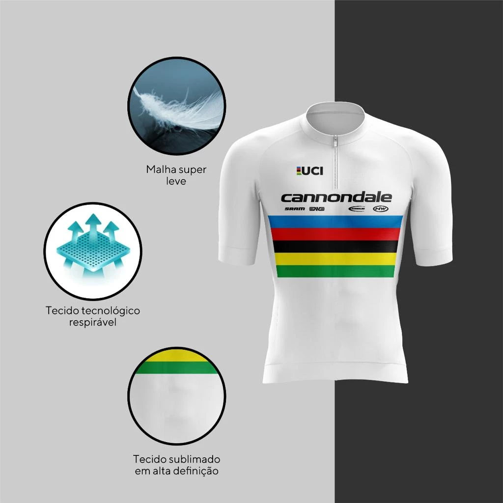 Kit Conjunto de Ciclismo Masculino de Gel Camiseta e Bermuda Acolchoada