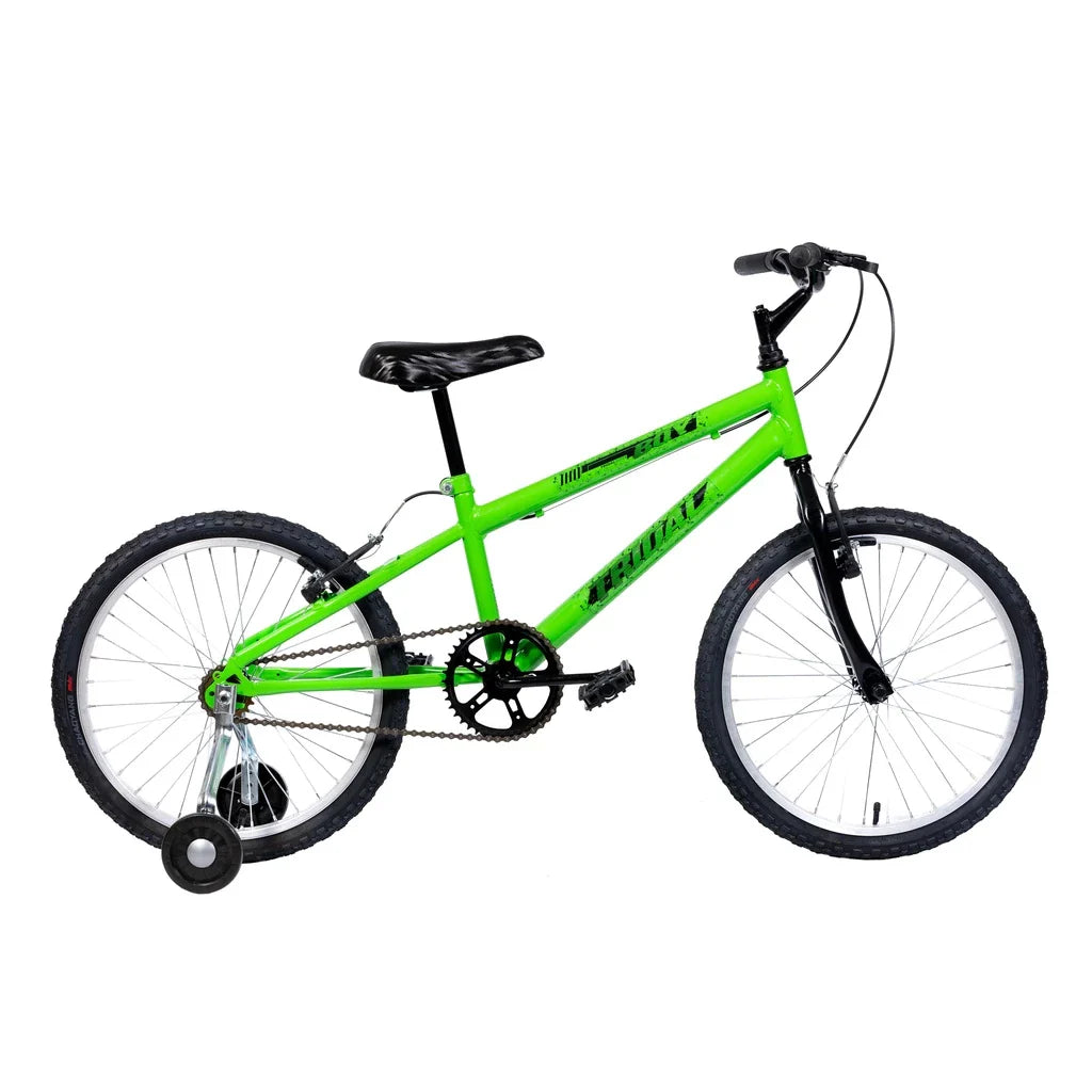 Bicicleta Aro 20 Infantil MTB Boy Com Roda Lateral