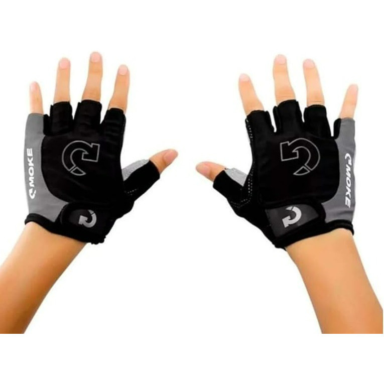 Par De Luvas Gel Ciclismo Dedo Curto Bike Academia Proteção