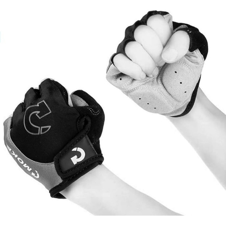 Par De Luvas Gel Ciclismo Dedo Curto Bike Academia Proteção